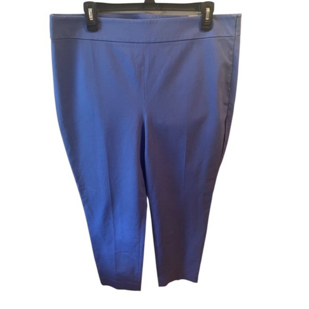 Talbots Ankle Pants Periwinkle Size 14
